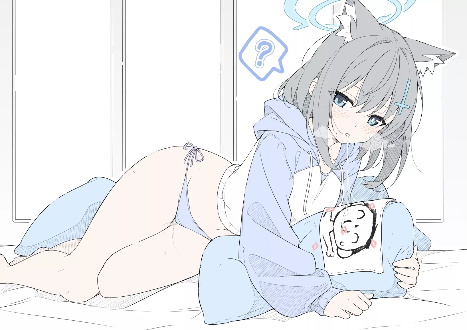 Pillow Shiroko Thighs [Blue Archive]