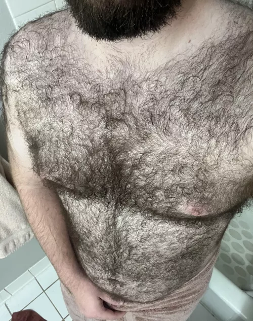 Quick post shower selfie