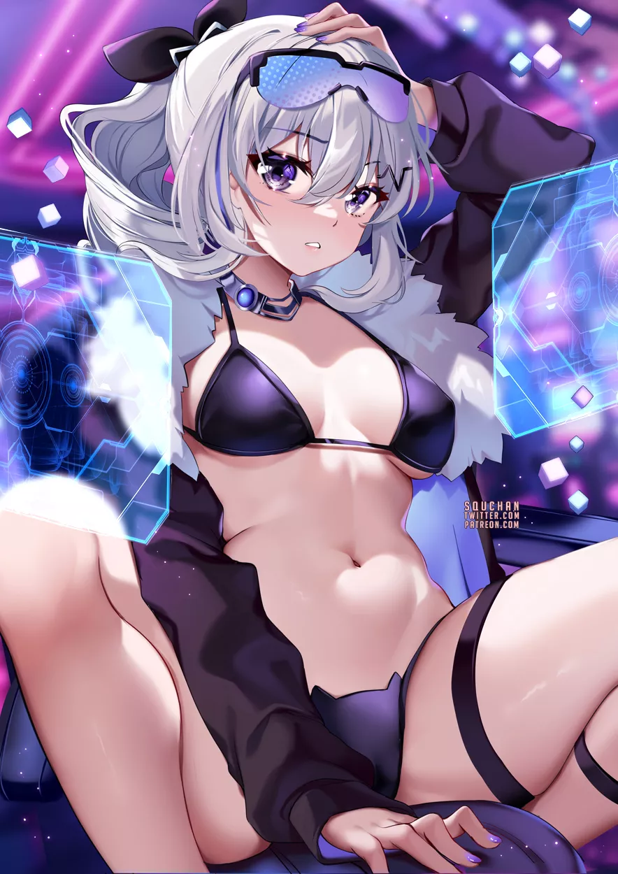 Silver Wolf working (SquChan) [Honkai Series | Honkai: Star Rail]