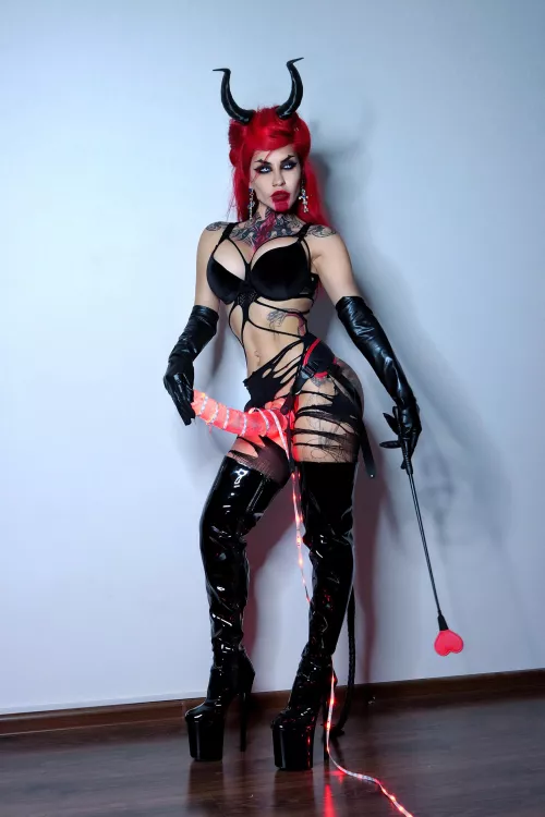 You have gone to hell and now you will become my personal cock stand