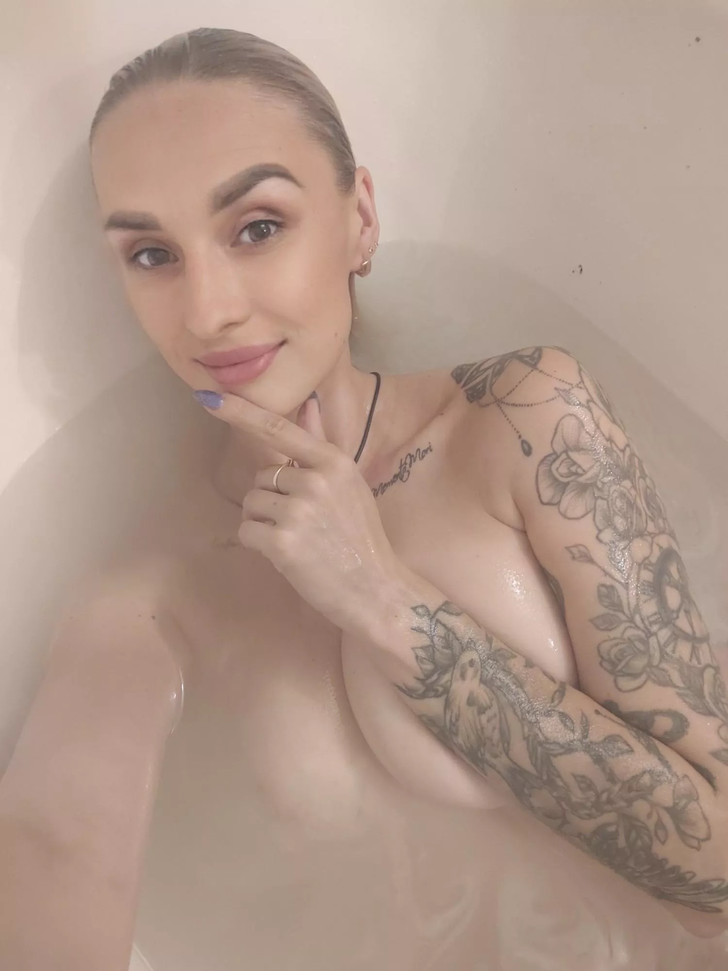 A warm bath helps you relax well