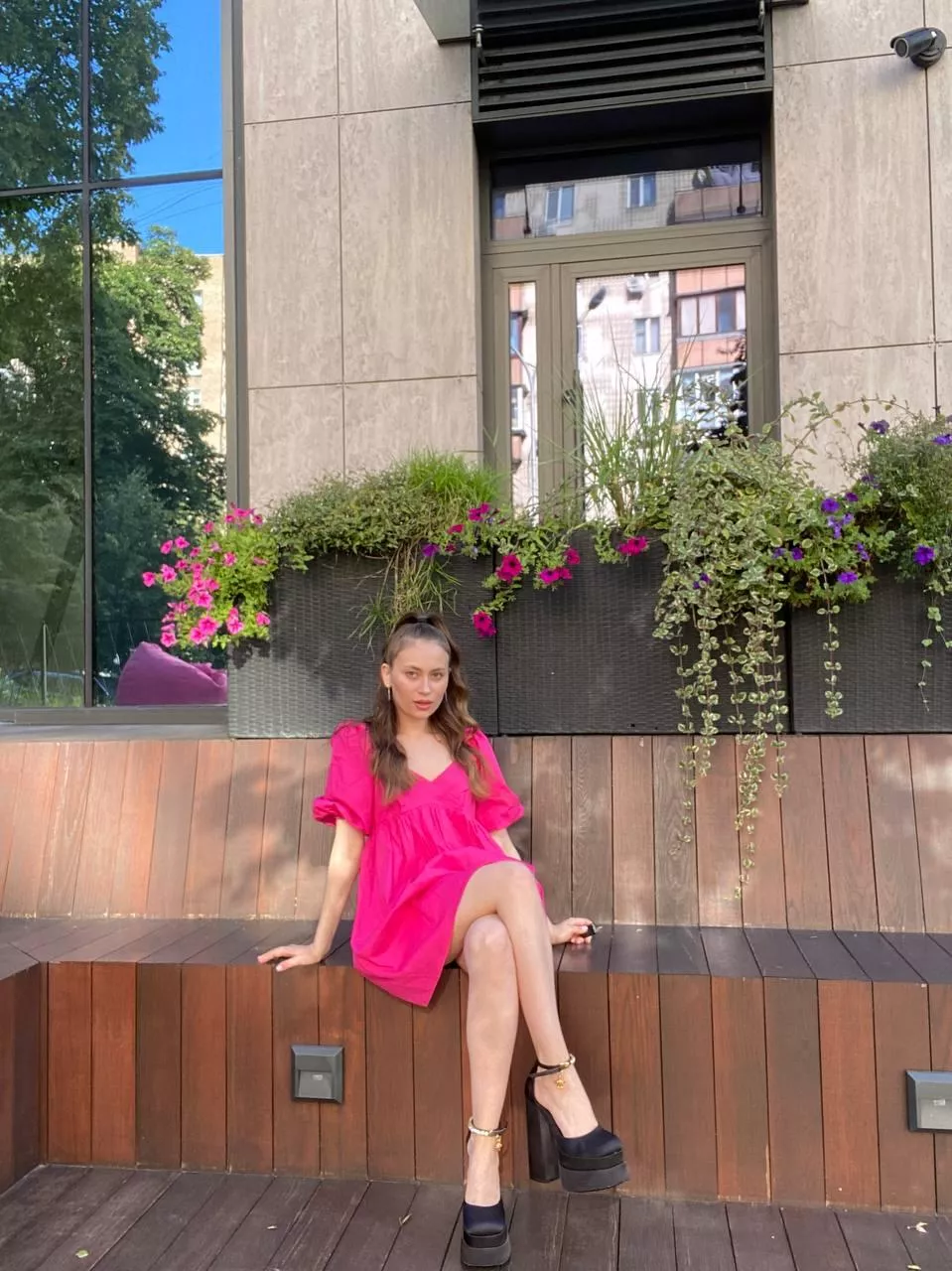 basking in the glow of the last warm days