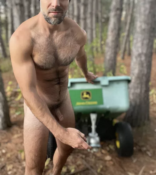 Getting some fall yard work done. Wanna help bro? [38]