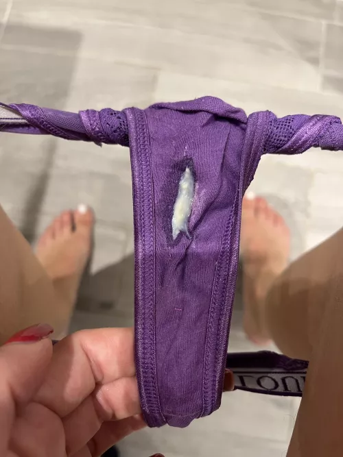 I’m alittle embarrassed at how wet my panties are after the gym