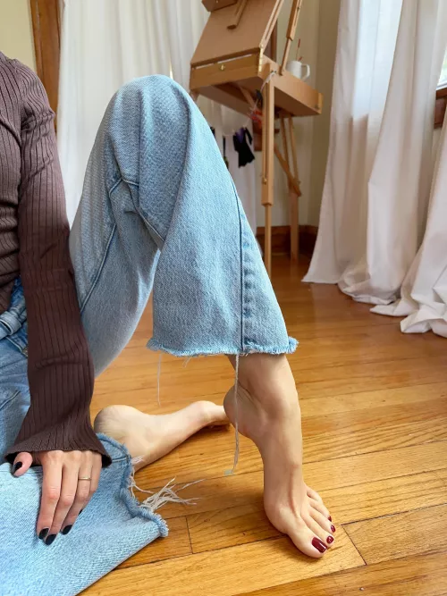 I’m sure we can think of some ways to have fun that don’t involve socks & shoes. 😏