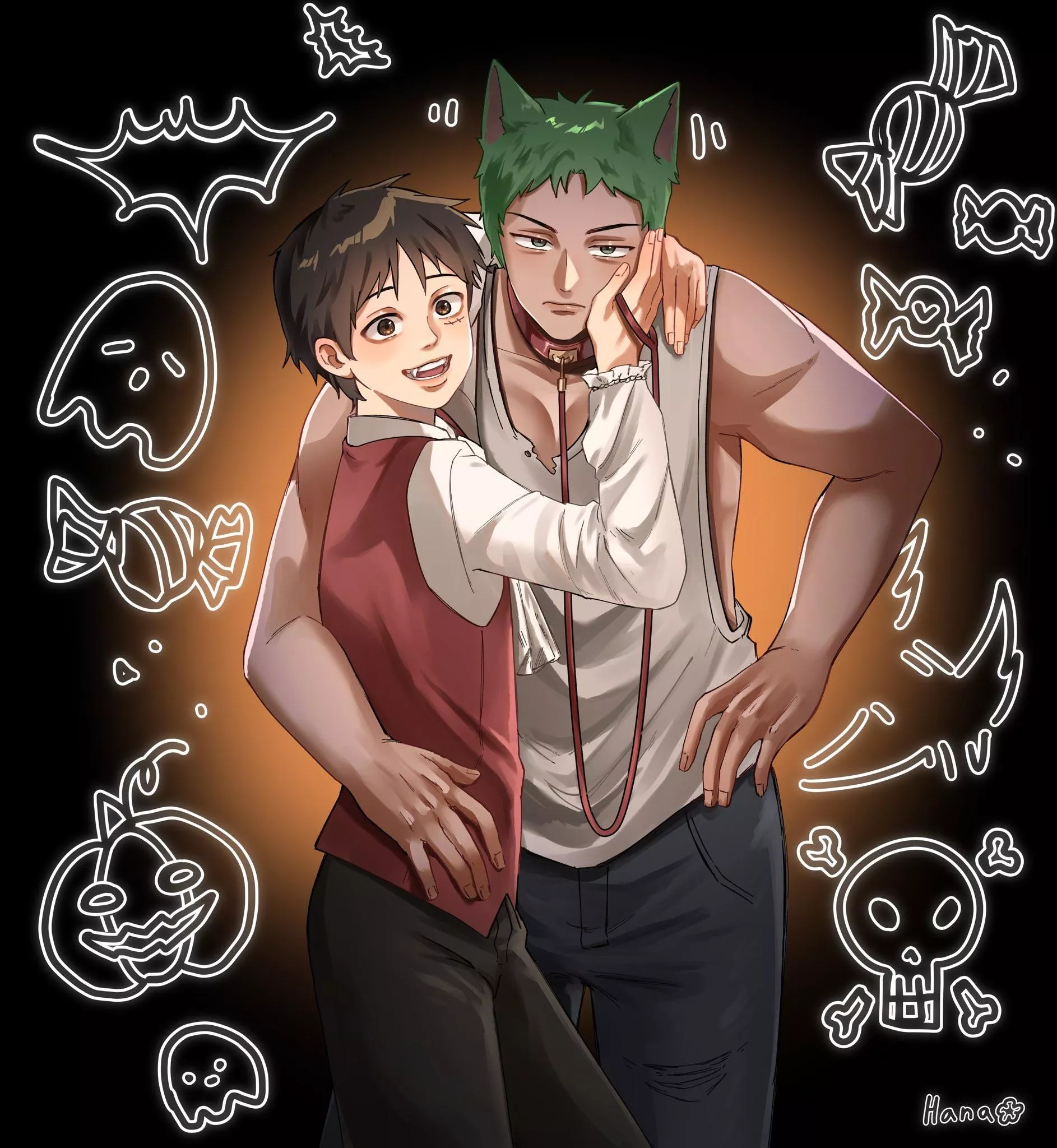 [One Piece] Scary Dog Privilege 🤭 (By @Flowereye_Hana) | ZoLu