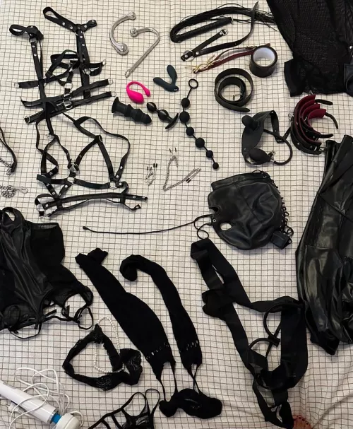 Preparation for the two day training of my slave [f]