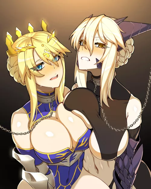 Queen and dragon