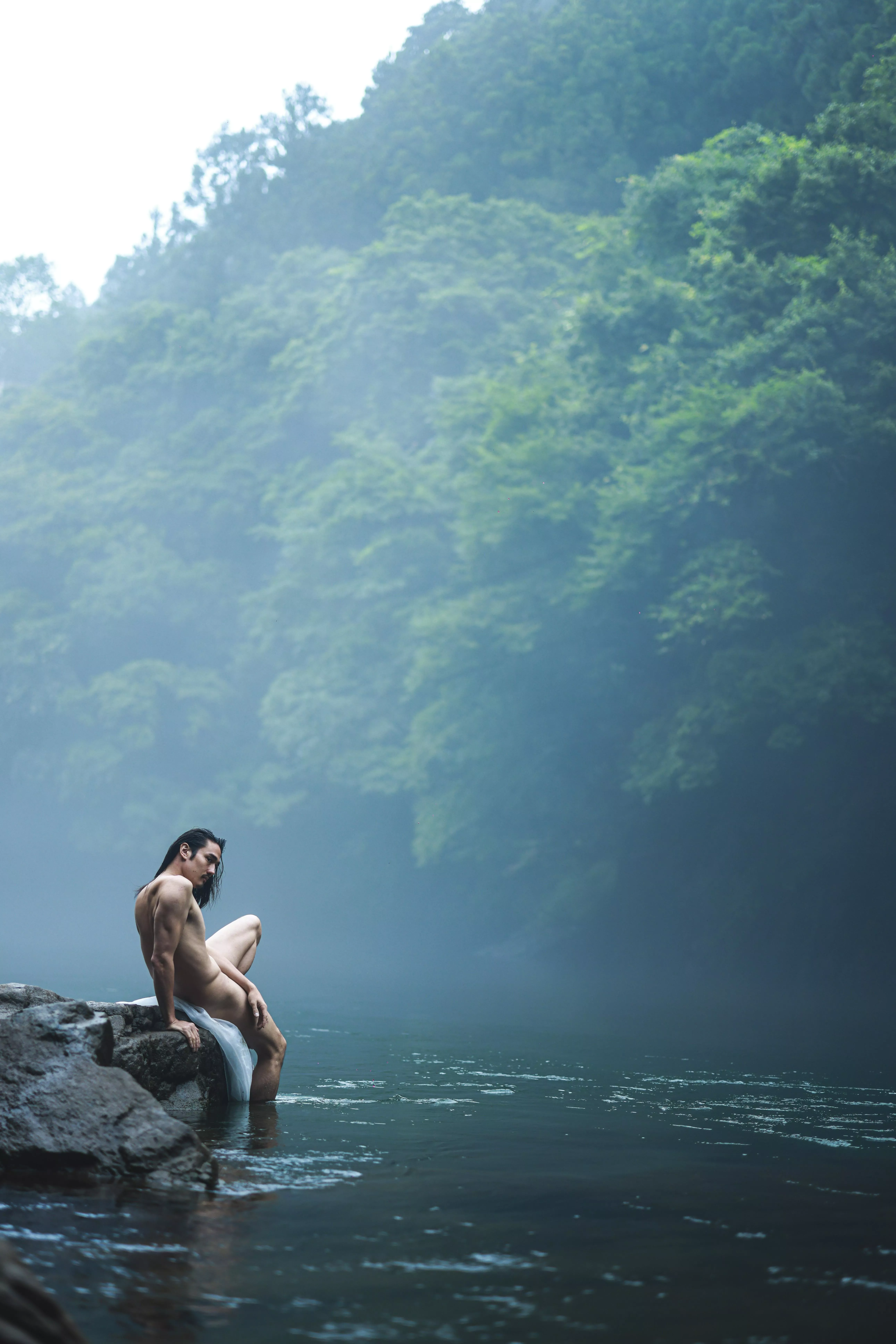 Relaxing by the river