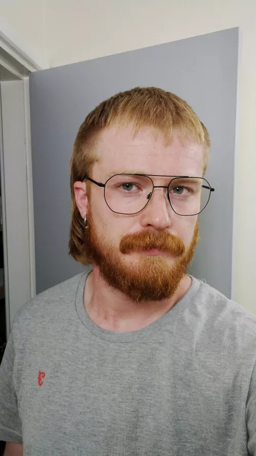 The DIY mullet is serving me well.