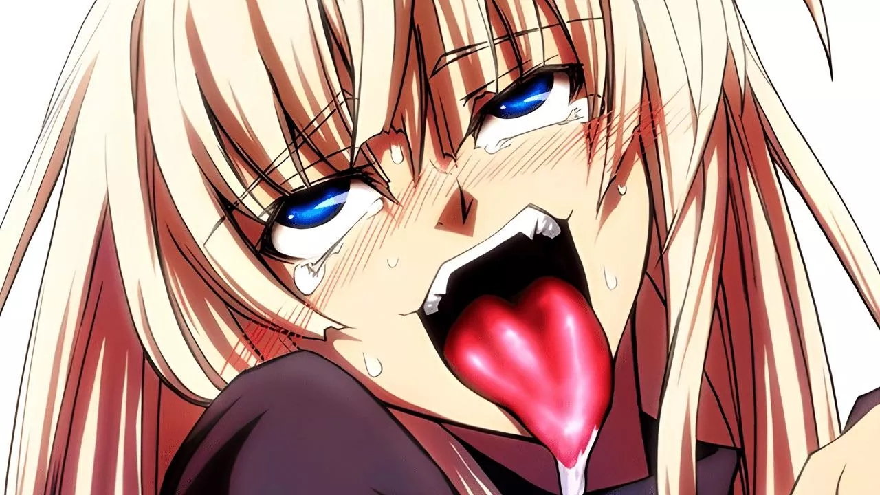 The tongue of this ahegao is incredible 🥵
