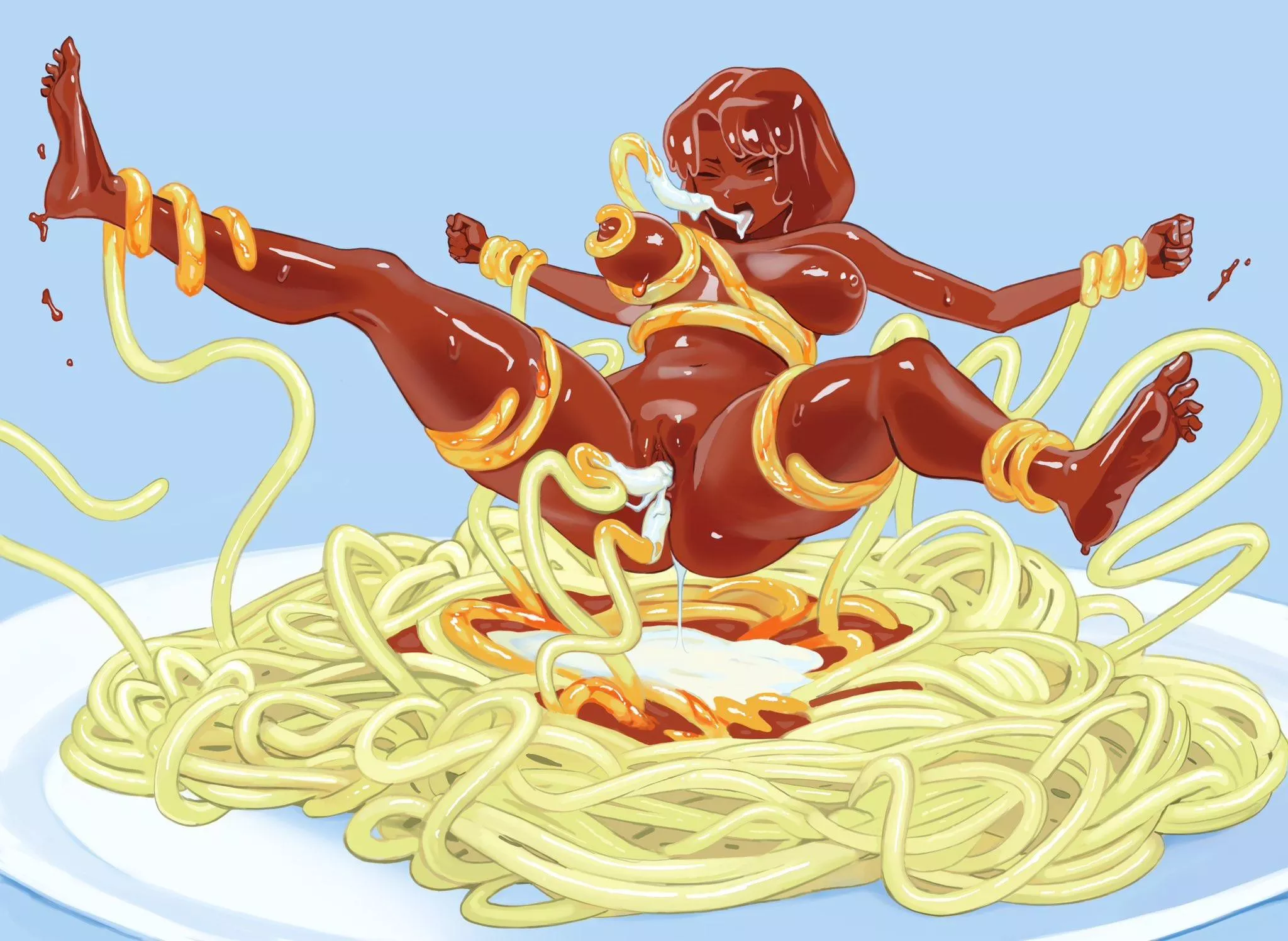 Tomato sauce girl [OC]