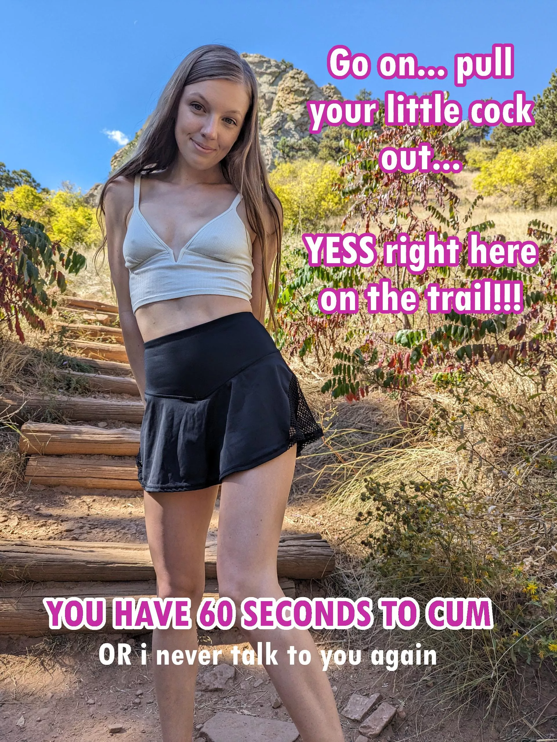 you better get to work! time is running out!