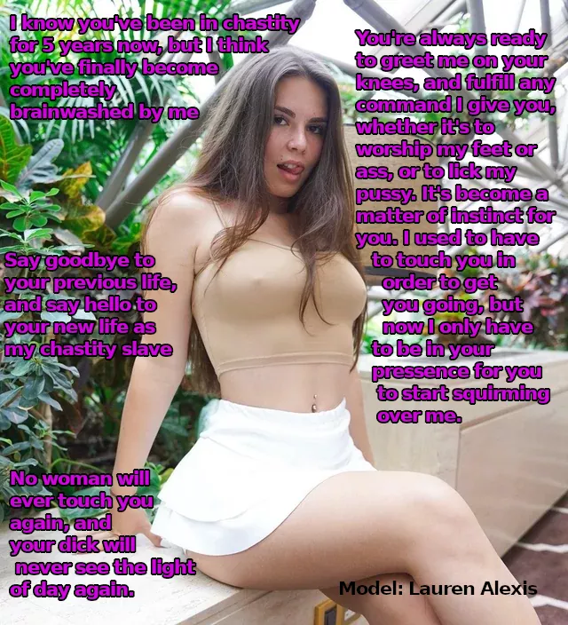 5 long years in chastity... even more to come