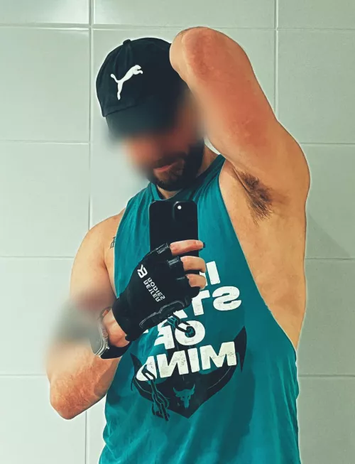 Bury your face here after gym, boy