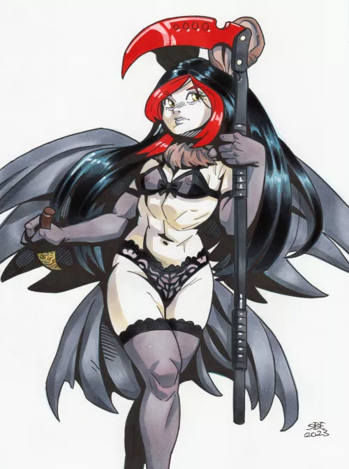 Camazotz, markers on paper