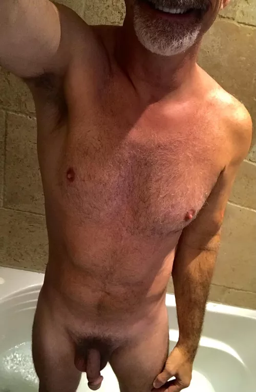 Chest hair almost all grey now…