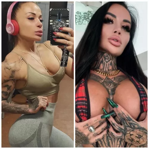 From saggy to perky tattoo queen
