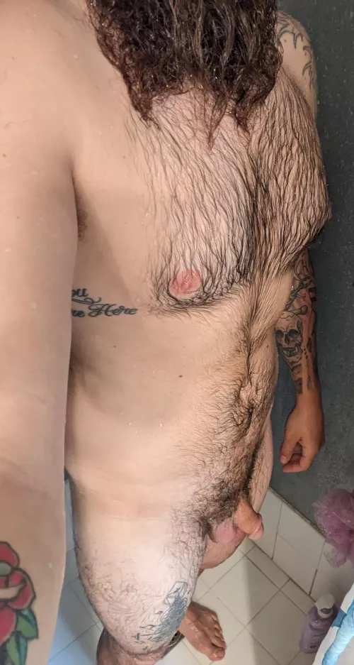 Getting clean to get dirty.