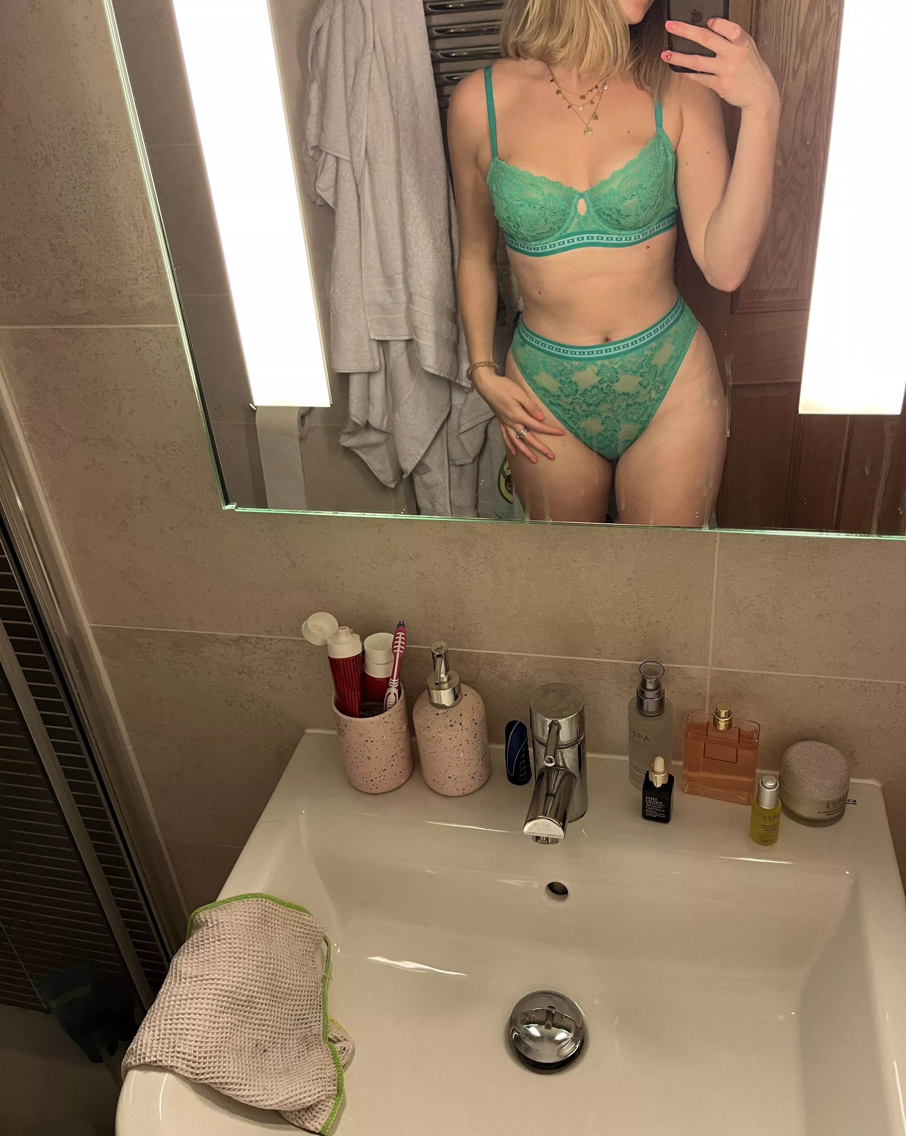 How do I look in green?