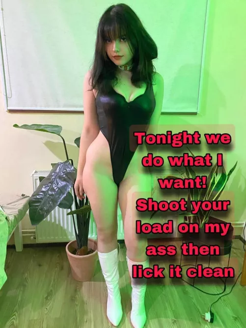 I chose what we are going to do today