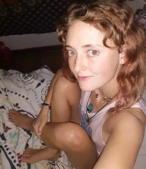 I find comfort in having your feet in my face while we snuggle under the blankets F18