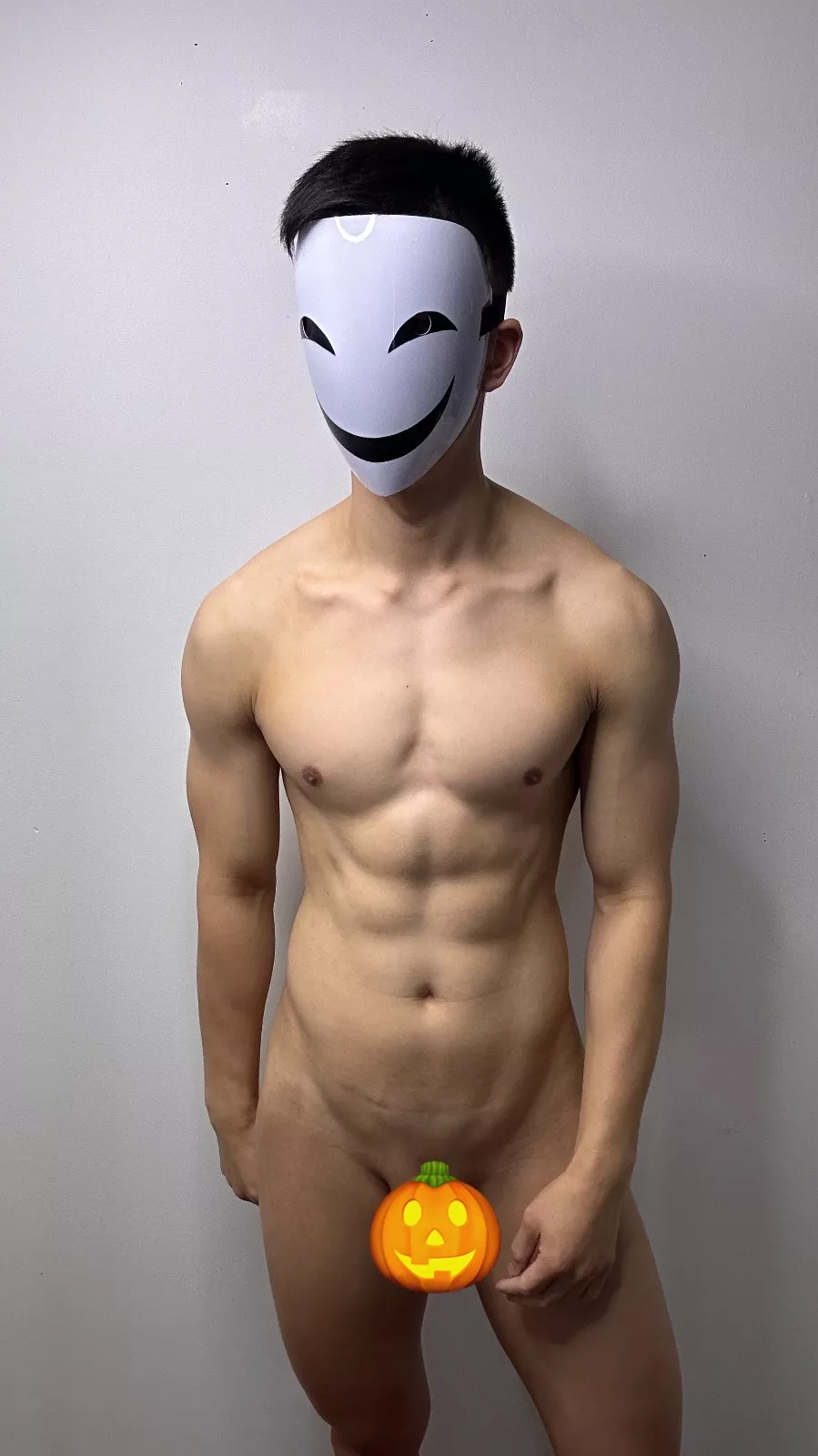 New concept: Halloween party, masks only no clothes 🤷‍♂️🎃 Anybody interested? 😏