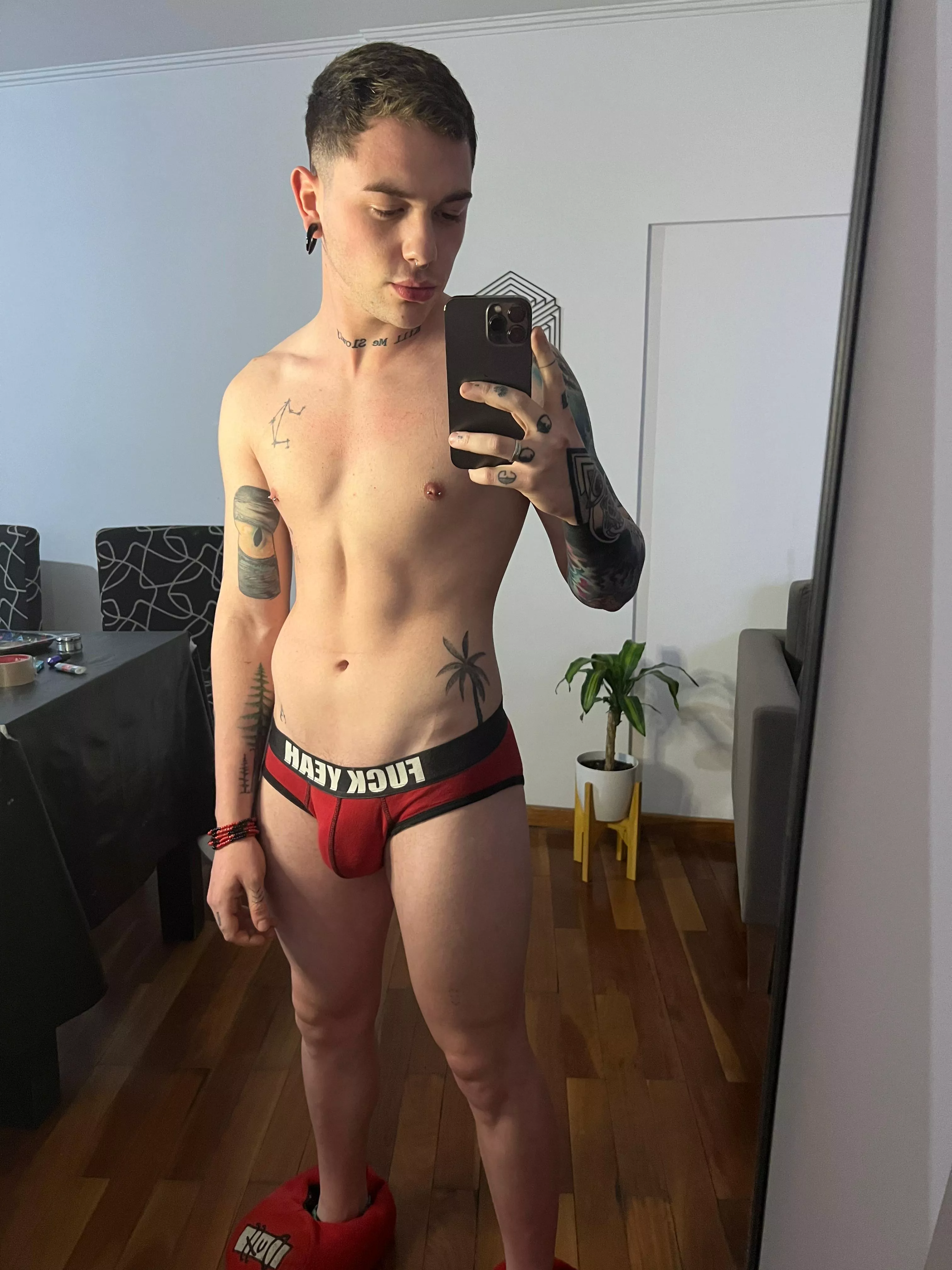 Put your hands where it's possible for you to touch me