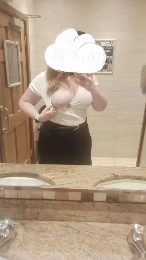 Risky restroom flash