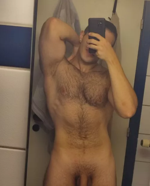 shaved pit + hairy body + soft bigd