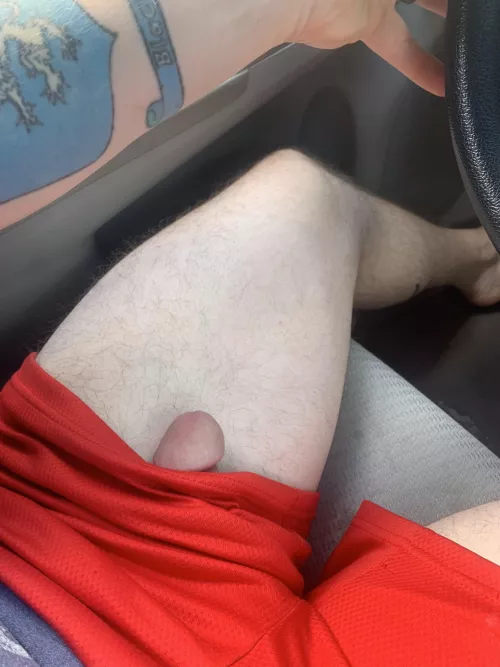 Slipped out of my shorts while I was driving