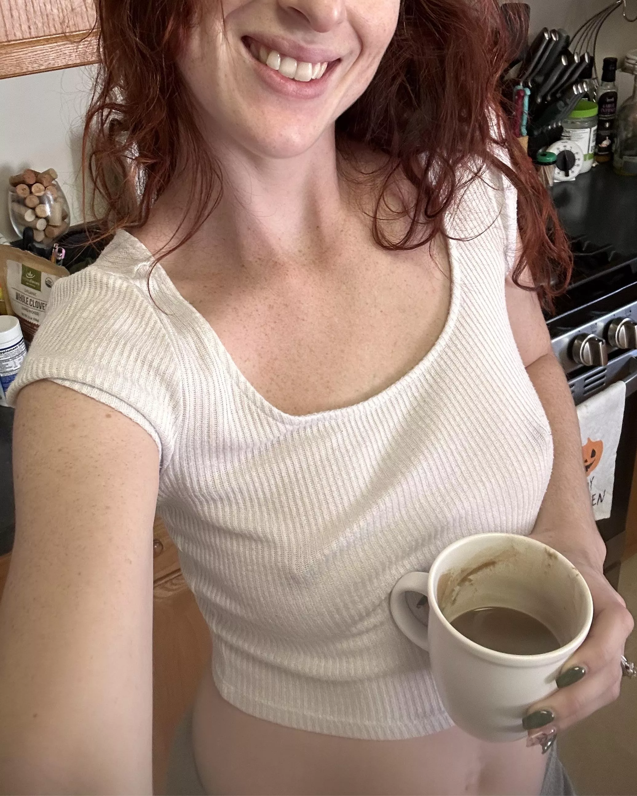 Some hot coffee sets the mood..