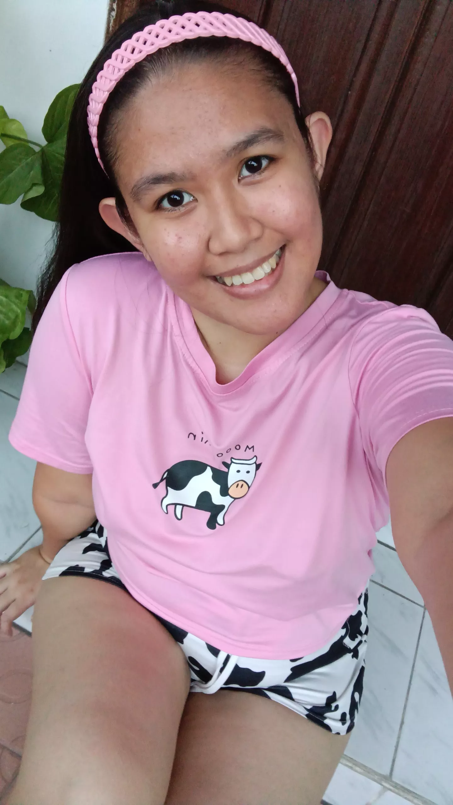 Tired after my workout!