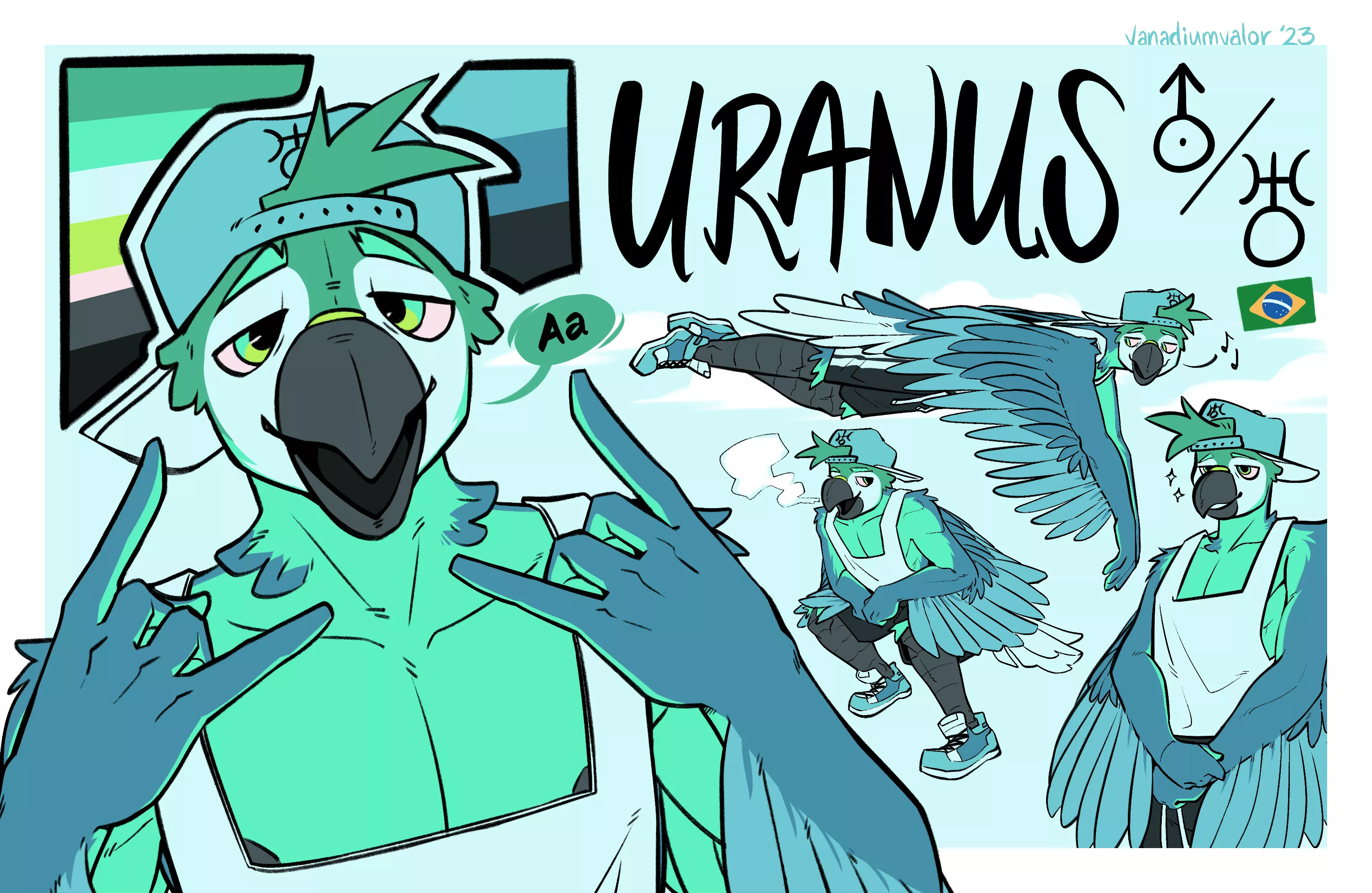 Uranus the Spix's Macaw! Which planet should I do next?