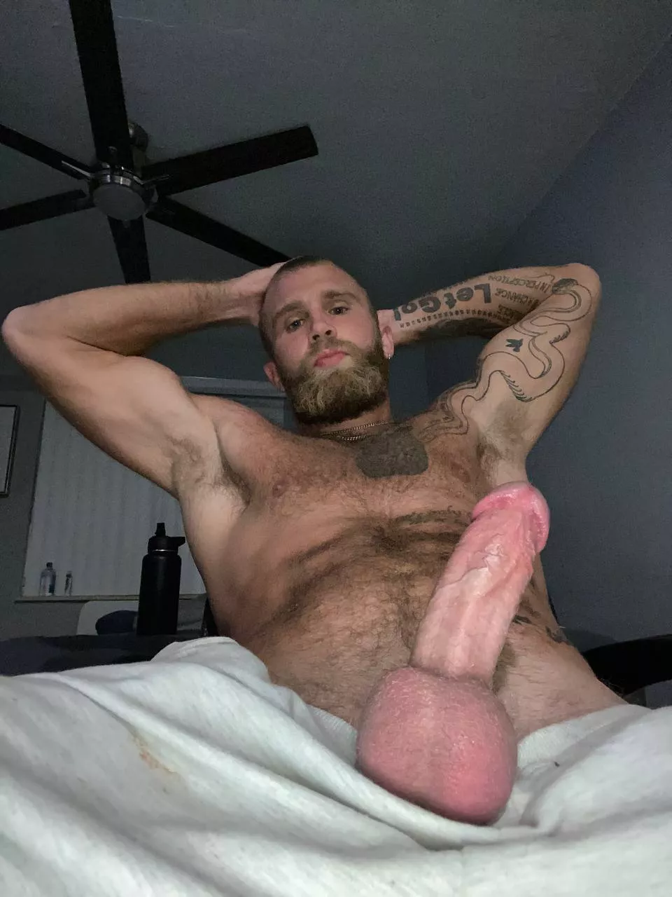 You wake up and go to leave for work, but I'm sitting on the couch like this. What do you do?