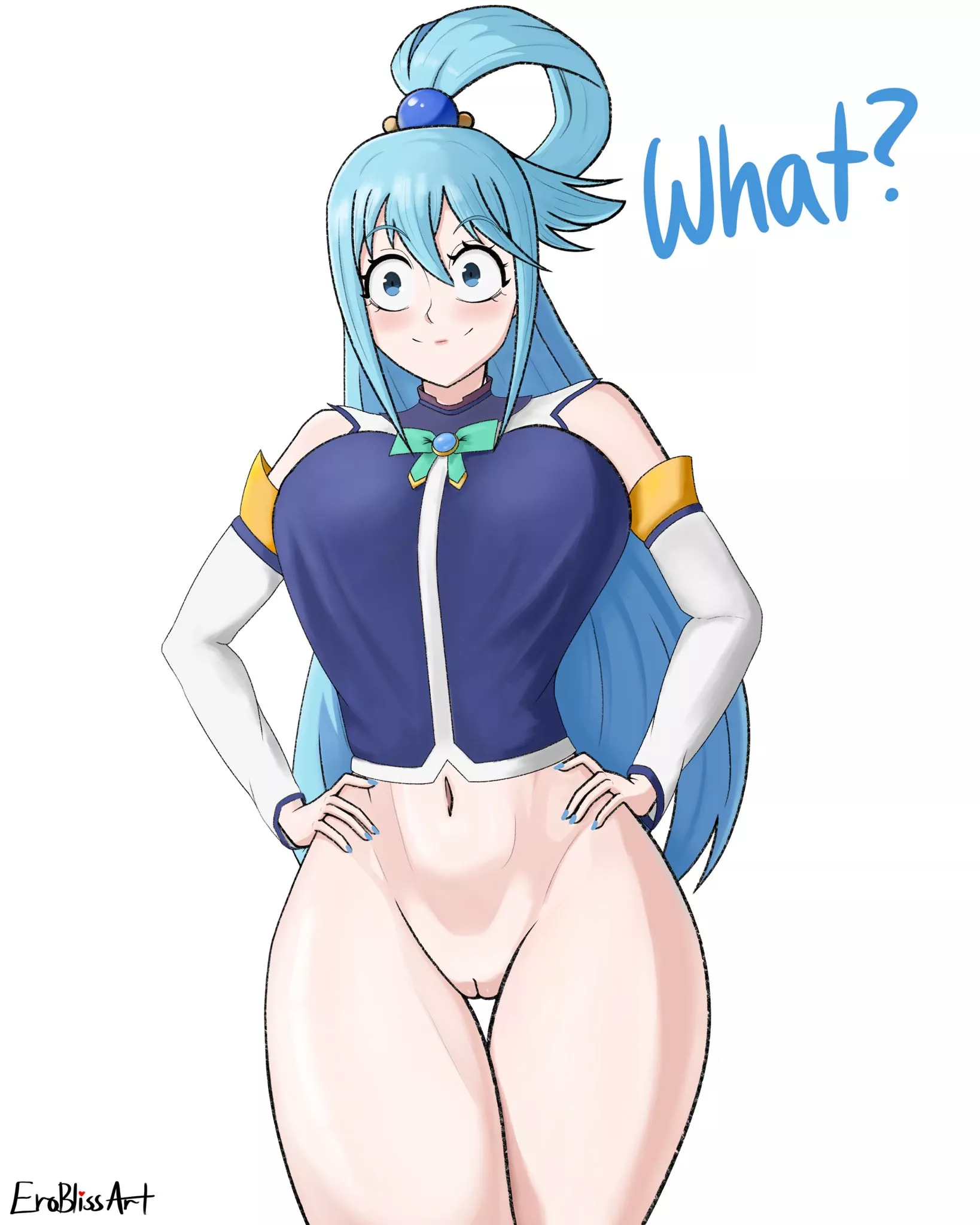 Aqua never wears panties [Konosuba] (EroBlissArt)