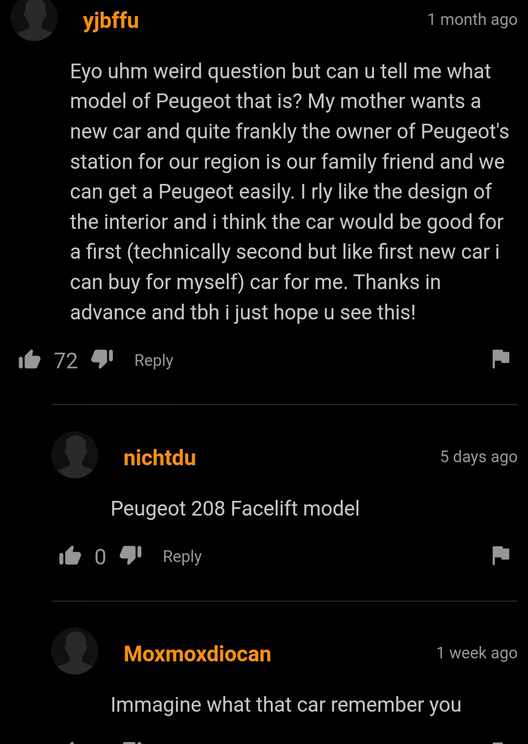 Bro just wondering about car😀