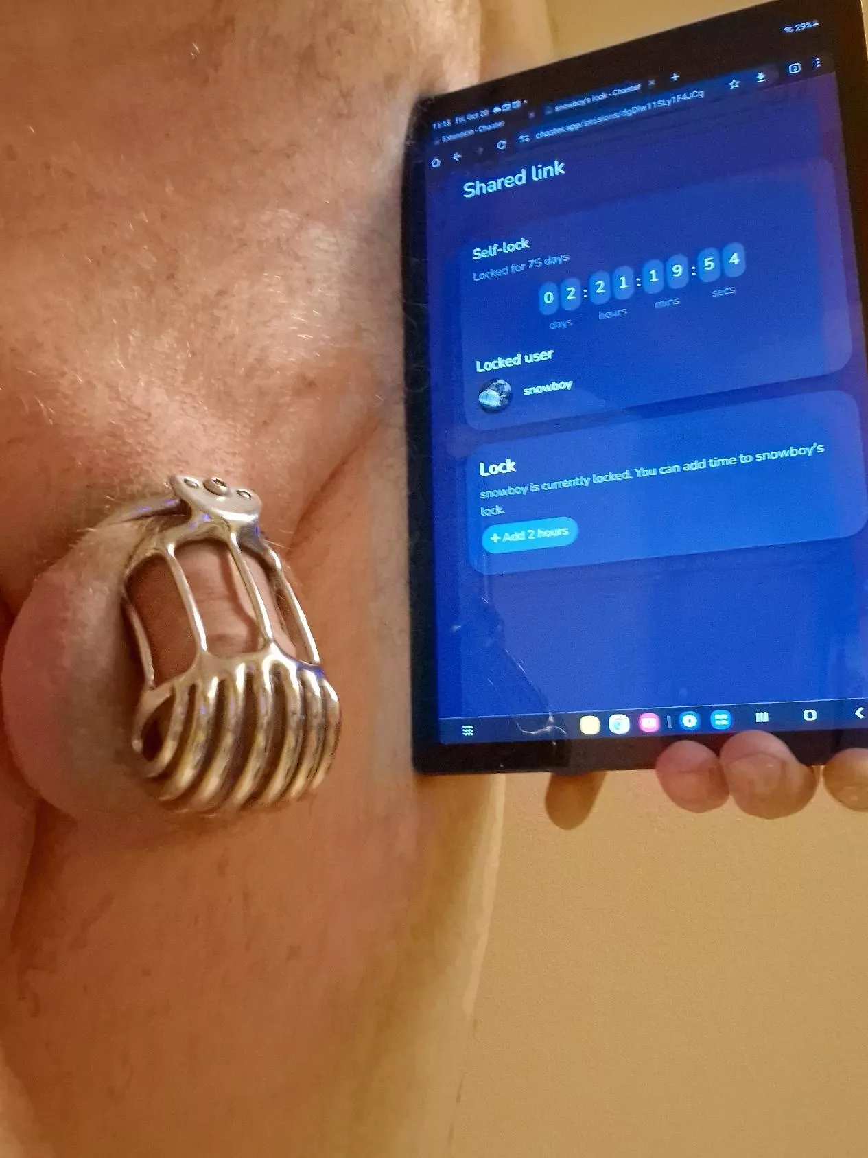 Did you know that a chaster friend link can be used again the next day to add even more time to a lock?