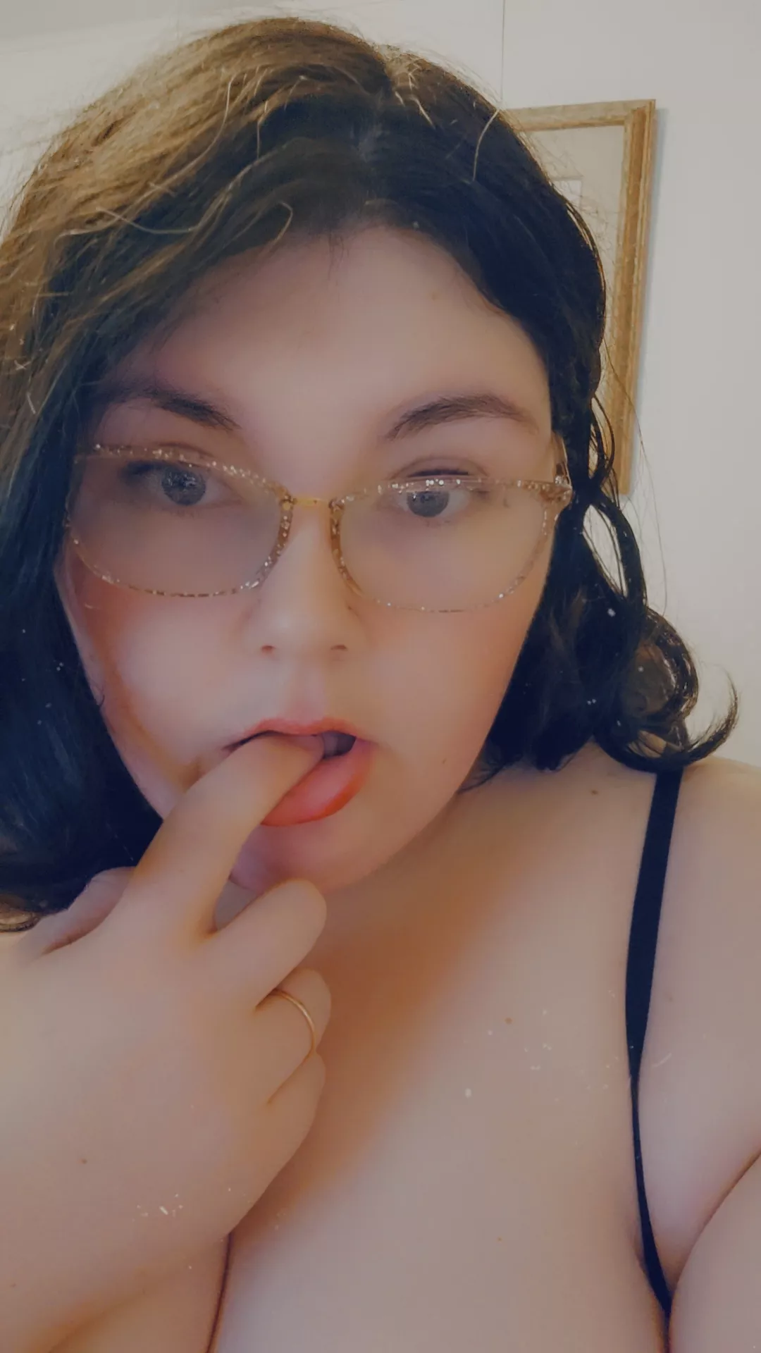 Felt cute. Even with messy hair.