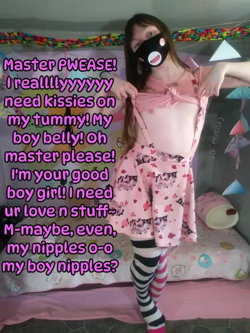 Femboy needs master's kissies~