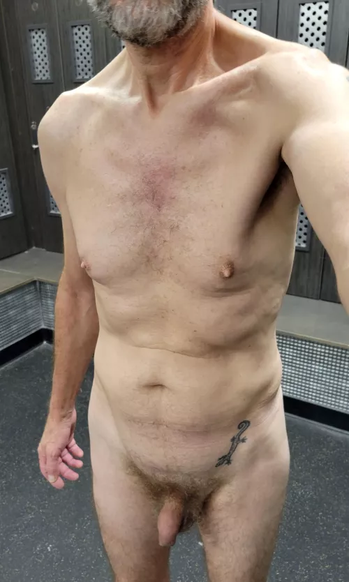 Had a great workout at the gym but the locker room is too cold!