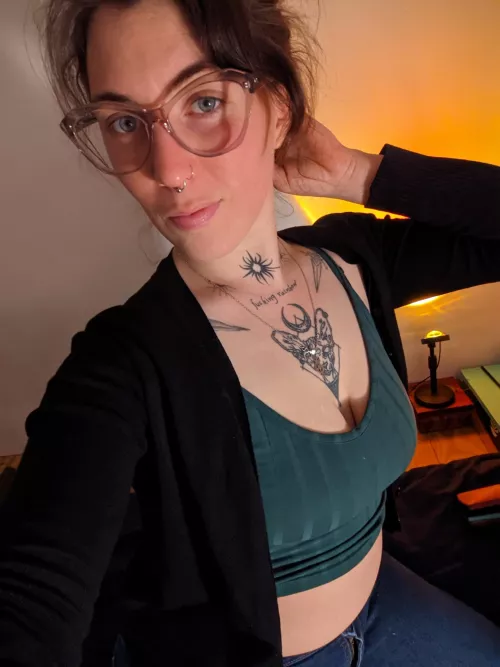 Happy with my new glasses