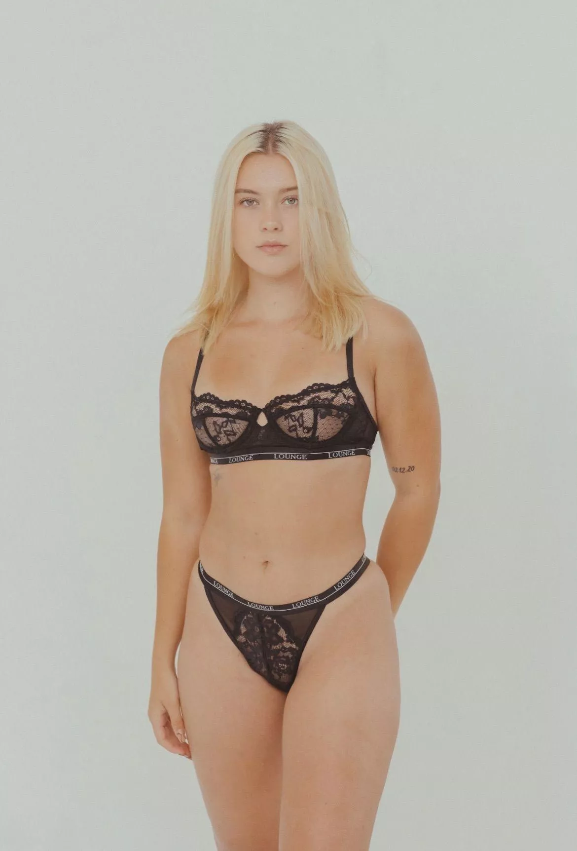 I'll surely wear this lingerie under my dress for our date tonight