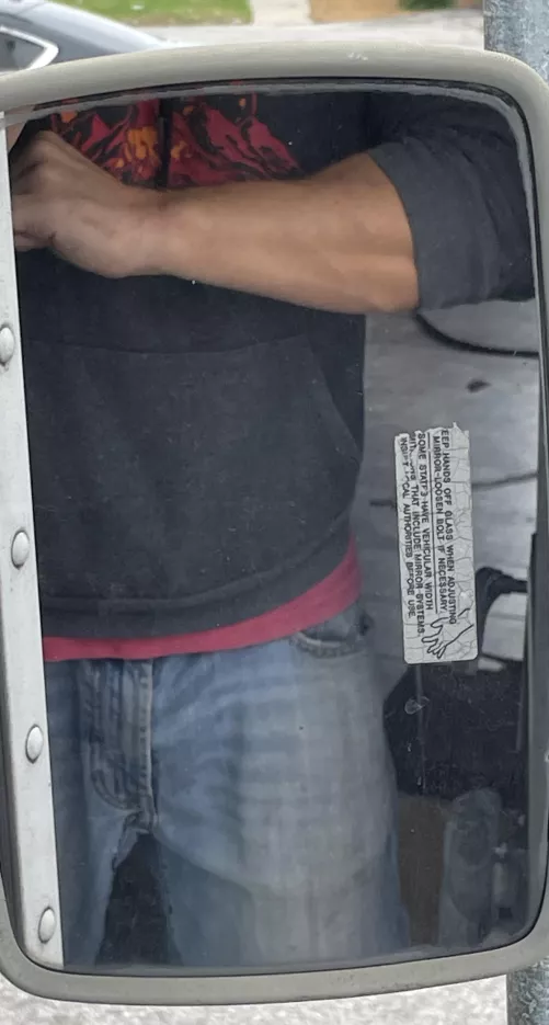 Just the forearm in the mirror while working…