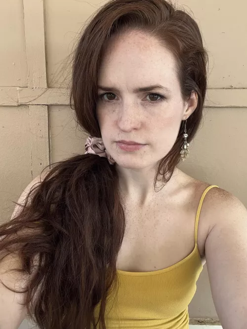 My look when someone says they aren’t a big fan of freckles