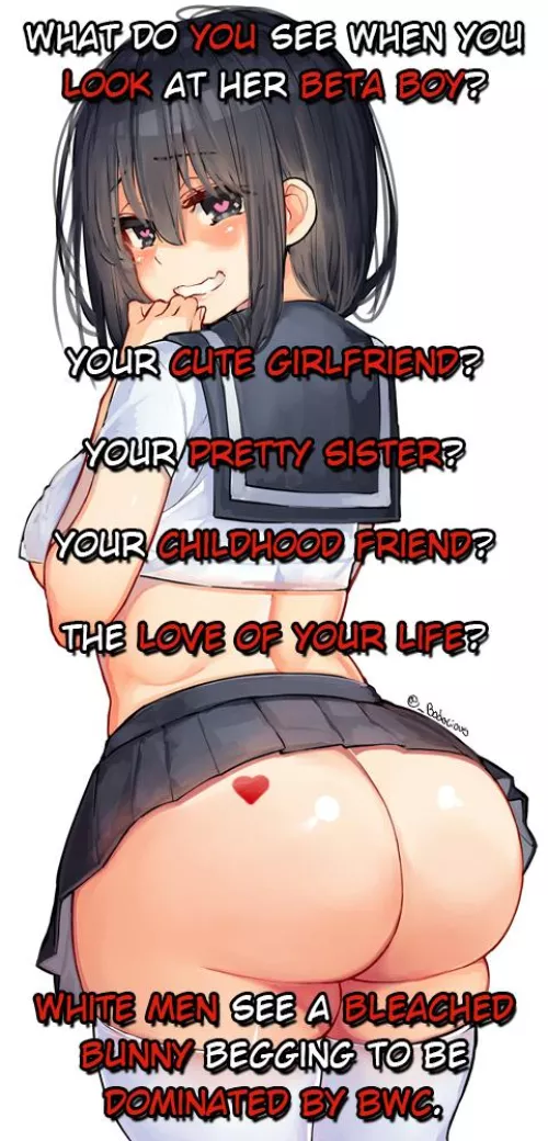 What do you see? [bleached][large ass][uniform][implied ntr][beta][BWC] art by kawakami masaki