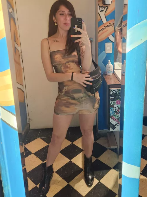 A work of art on my dress