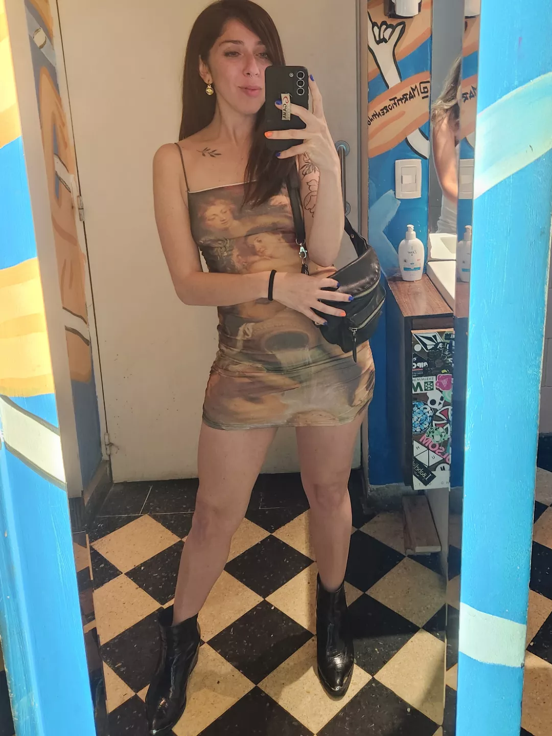 A work of art on my dress