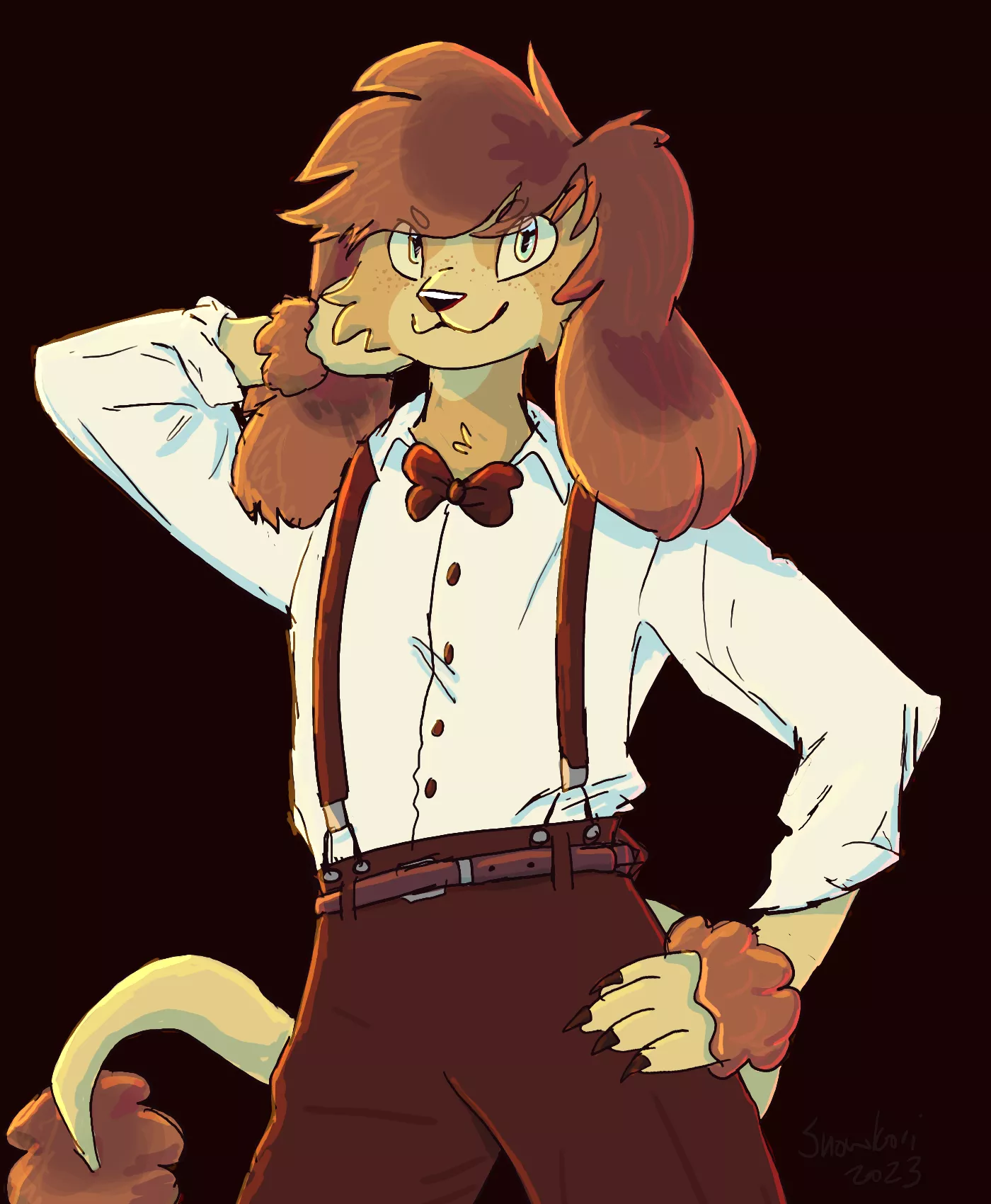 Art trade with a friend !