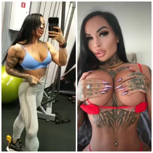 Before and after bimbofication